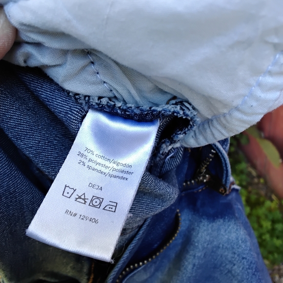 VENUS Blue Floral Embroidered Skinny Jeans - Picture 6 of 6